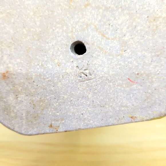 Vintage Gnome Playing a Guitar Pottery  Sculpture Figurine - Signed by Artist - Picture 5 of 15